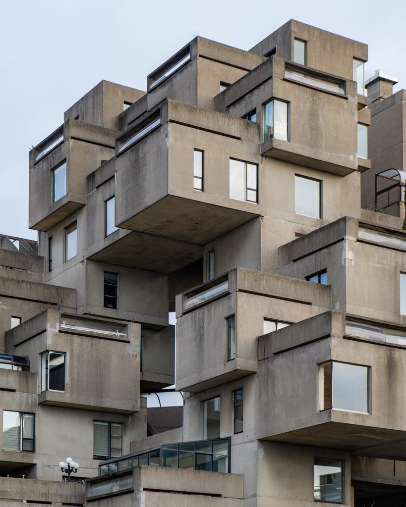 Habitat 67. Montreal, Canada par Moshe Safdie - Photographie par Pierre CHATEL-INNOCENTI